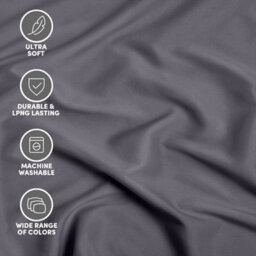 Bedlooms Super King Fitted Sheet 25Cm Extra Deep - Soft Microfiber Deep Pocket Elacticated Bed Fitted Sheets Charcoal, 180X200 Cm - thumbnail 5