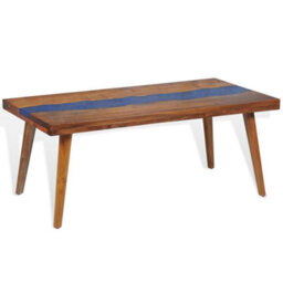 Berkfield Coffee Table Teak Resin 100X50X40 Cm - thumbnail 3