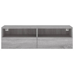 Berkfield Tv Wall Cabinet Grey Sonoma 100X30X30 Cm Engineered Wood - thumbnail 7