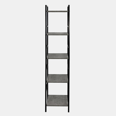 OHS Shelving Unit 5 Tier Living Room Storage Organiser Modern Wire Home Decor Office