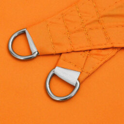Berkfield Sun Shade Sail Orange 7X5X5 M 100% Polyester Oxford - thumbnail 5