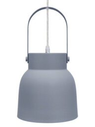 Long Life Lamps Company Retro Ceiling Pendant Light Hanging Grey Lampshade Scone M0130 - thumbnail 4