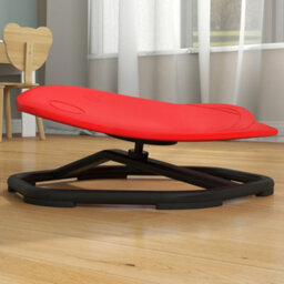 Aiyaplay Planet-Shaped Kids Swivel Chair, Sensory Spinning Chair, Red - thumbnail 9