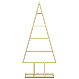 Vidaxl Metal Christmas Tree With Stand Gold 60 Cm Powder-Coated Steel - thumbnail 5
