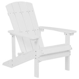 Beliani  Garden Chair Adirondack White