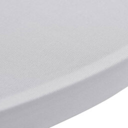 Walplus Standing Table Cover 80 Cm White Stretch 4 Pcs - thumbnail 5