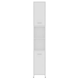 Berkfield Bathroom Cabinet White 30X30X183.5 Cm Engineered Wood - thumbnail 7