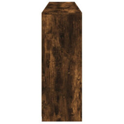 Berkfield Sideboards With Led Lights 3 Pcs Smoked Oak Engineered Wood - thumbnail 9