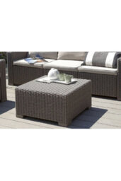 Mint Outdoor Keter California Taupe Rattan Coffee Table 68 X 68Cm - thumbnail 1