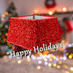 Christmas Tree Skirt Sequin Tree Skirt X 1 30. 2Cm X 40. 2Cm X 2. 6Cm - thumbnail 4