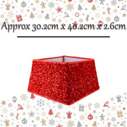 Christmas Tree Skirt Sequin Tree Skirt X 1 30. 2Cm X 40. 2Cm X 2. 6Cm - thumbnail 2