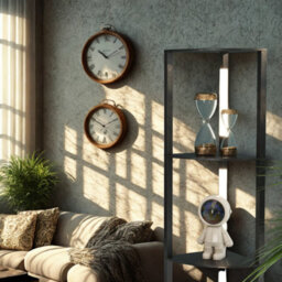 Modern Dimmable Floor Lamp For Living Room With 5 Shelves Black - thumbnail 4