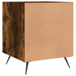 Berkfield Bedside Cabinets 2 Pcs Smoked Oak 40X40X50 Cm Engineered Wood - thumbnail 8