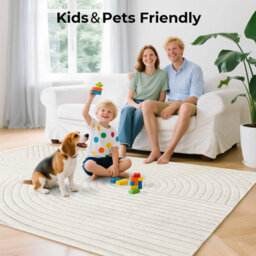 Marlow Extra Large Area Rug 160X230Cm Soft Fabric Washable Non Slip For Living Room - thumbnail 8