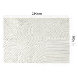Marlow Extra Large Area Rug 160X230Cm Soft Fabric Washable Non Slip For Living Room - thumbnail 9