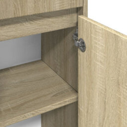 Berkfield Bathroom Cabinet Sonoma Oak 30X30X95 Cm Engineered Wood - thumbnail 8