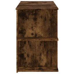 Berkfield Desk Smoked Oak 140X50X75 Cm Engineered Wood - thumbnail 5