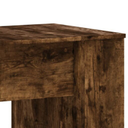Berkfield Desk Smoked Oak 140X50X75 Cm Engineered Wood - thumbnail 7