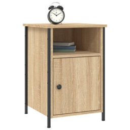 Berkfield Bedside Cabinets 2 Pcs Sonoma Oak 40X42X60 Cm Engineered Wood - thumbnail 3