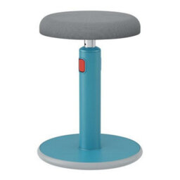 Leitz Active Sit Stand Office Desk Stool In Calm Blue - thumbnail 2