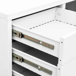 Vidaxl Office Cabinet White 90X40X102 Cm Steel - thumbnail 8
