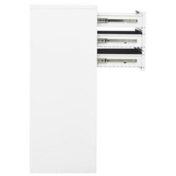 Vidaxl Office Cabinet White 90X40X102 Cm Steel - thumbnail 4
