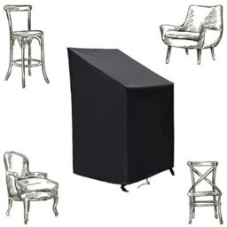 2-Piece Stackable Garden Chair Cover, Waterproof And Uv Resistant, With Ventilation Holes, 65 X 75 85 120 Cm - thumbnail 4