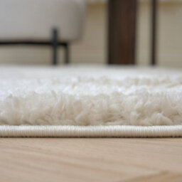 The Rugs Moodi Shaggy Light Beige Kora Rug Runner Abstract Thick High Pile For Living Rooms, Bedrooms, Hallways, Kitchens - thumbnail 5