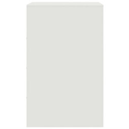 Berkfield Bedside Cabinets 2 Pcs White 34.5X39X62 Cm Steel - thumbnail 8