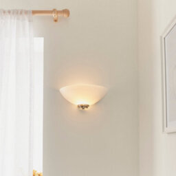 Luminosa Lighting Luminosa Welles 1 Light Indoor Wall Uplighter White, Satin Chrome, E27 - thumbnail 3