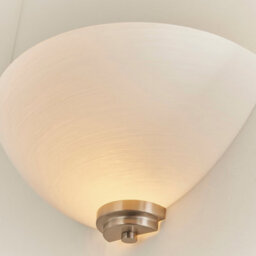 Luminosa Lighting Luminosa Welles 1 Light Indoor Wall Uplighter White, Satin Chrome, E27 - thumbnail 5