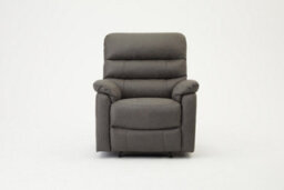 Home Detail Maxwell Sofa Suite Armchair Manual Recliner Air Leather Padded, Grey - thumbnail 3