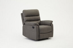 Home Detail Maxwell Sofa Suite Armchair Manual Recliner Air Leather Padded, Grey - thumbnail 7