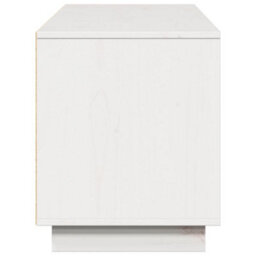 Walplus Tv Cabinet White 156X37X45 Cm Solid Wood Pine - thumbnail 6