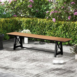 183Cm Patio Extra Long Bench Outdoor Long Chair Backless Bench - thumbnail 1