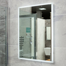 Plum&clay Fusion Led Illuminated Bathroom Mirror With Demister (H)550mm (W)750mm - thumbnail 3