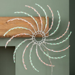 Samuel Alexander 50Cm Light Up Christmas Spinner Decoration With 128 Red And Green Leds - thumbnail 3