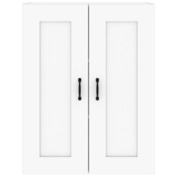 Berkfield Hanging Wall Cabinet White 69.5X32.5X90 Cm - thumbnail 5