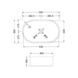 Royal Bathrooms Orion 800mm Matt White Floor Standing Plain White Countertop Vanity Unit 2 Drawer With Peak Basin & Chrome Accent Trim - thumbnail 8