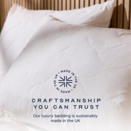 Snuggledown Luxury Cotton Quilted Pillow, Firm Support, 4 Pack - thumbnail 6