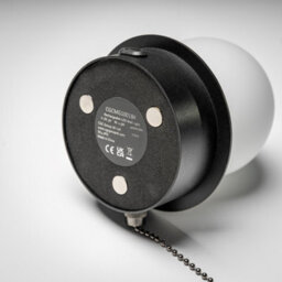 CGC Lighting Cgc Macie Black & White Opal Globe Led Rechargeable Magnetic Usb Reading Bedside Wall Light Pull Cord Switch - thumbnail 7
