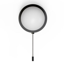 CGC Lighting Cgc Macie Black & White Opal Globe Led Rechargeable Magnetic Usb Reading Bedside Wall Light Pull Cord Switch - thumbnail 3