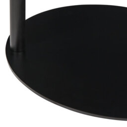 Beliani Side Table Kensico Metal Black - thumbnail 5