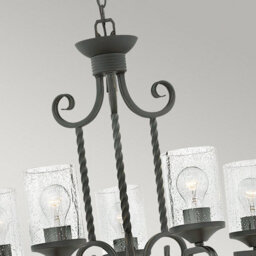 Luminosa Lighting Elstead Hinkley Casa 5 Light Chandelier Olde Black - thumbnail 2