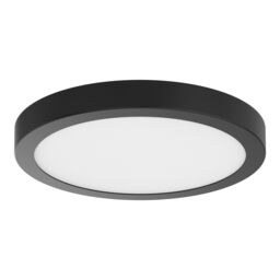 GoodHome Aius Matt Metal & Plastic Black Led Ceiling Light (Dia)30Cm - thumbnail 6