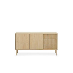 Arte Tavo Sideboard 154Cm In Oak Cremona & Oak Sonoma - Push-Open Storage With Drawers And Doors - thumbnail 3