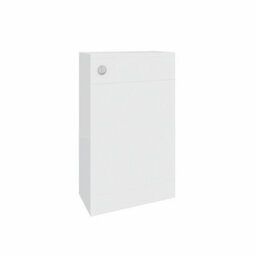 Sundaze Gloss White Bathroom Freestanding Back To Wall Wc Unit Toilet Cabinet 500mm - thumbnail 2