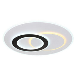 Luminosa Lighting Luminosa Jacques Integrated Led Semi Flush Ceiling Light White Matt Led Dimmable 2700-6500K Remote Control - thumbnail 5