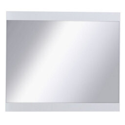 Arte Siena 28 Rectangular Wall Mirror 77Cm - White Matt, Modern Simplicity