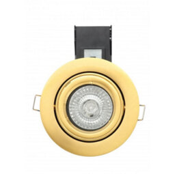 Forum Lighting Forum Electralite Ela-27466-Satbrs Yate Fixed Fire Rated Adjustable Downlight - Satin Brass (11953) - thumbnail 2
